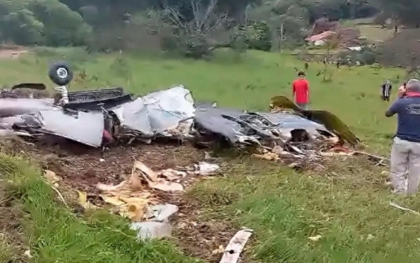 Avião de pequeno porte cai em Minas Gerais e deixa sete mortos