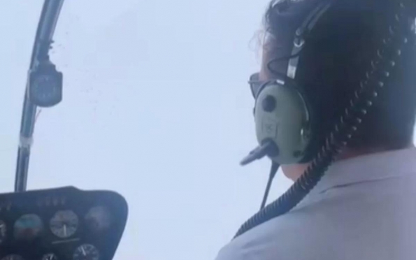 Jovem gravou vídeo de neblina antes de helicóptero sumir: “Perigoso”