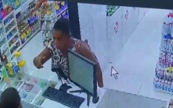 Mulher é presa como suspeita de roubar várias lojas em Aracaju