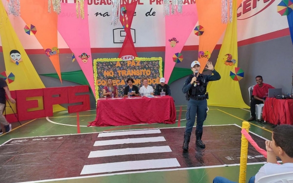 Detran e BPTRan realizam ação educativa na zona norte de Aracaju 
