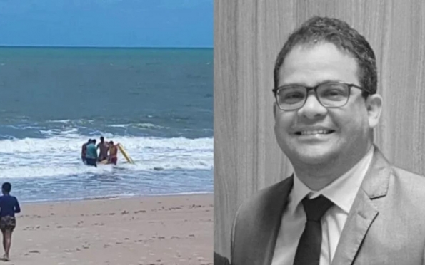 Juiz sergipano morre afogado em praia da Paraíba