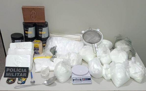 PM apreende cerca de 15kg de cocaína em residência da Zona Norte de Aracaju