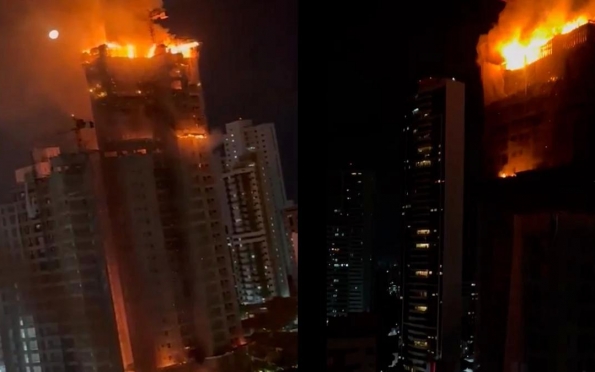 Incêndio em prédio em construção no Recife não deixou vítimas
