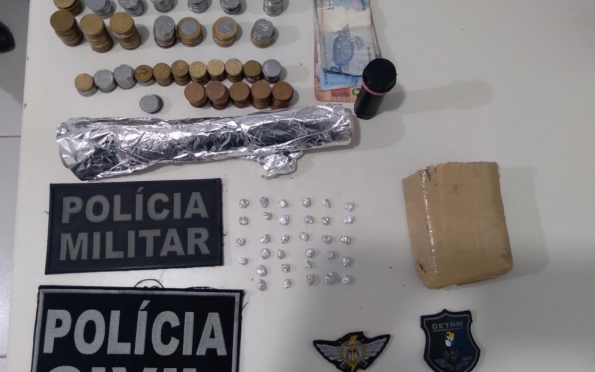 Polícia Civil realiza operação contra tráfico de drogas em Malhador