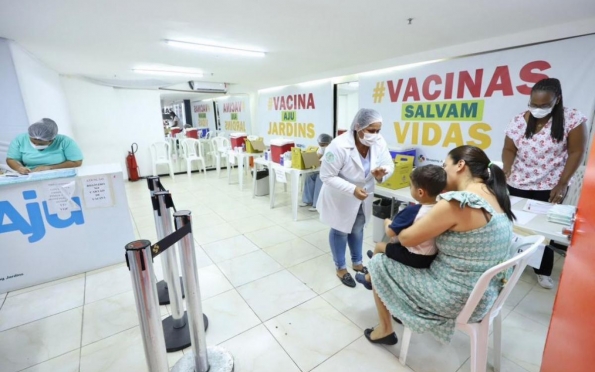 Pontos de vacinação dos shoppings voltam a funcionar aos sábados em Aracaju