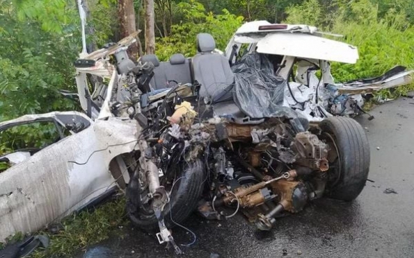 Sergipanos morrem em acidente entre caminhonete e caminhão no oeste baiano
