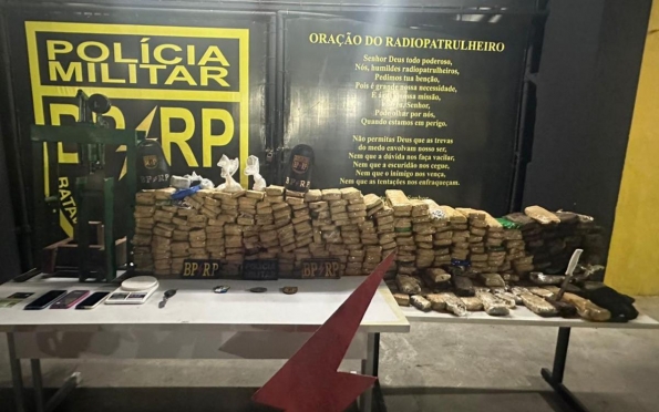 Polícia apreende 154 kg de maconha no Inácio Barbosa