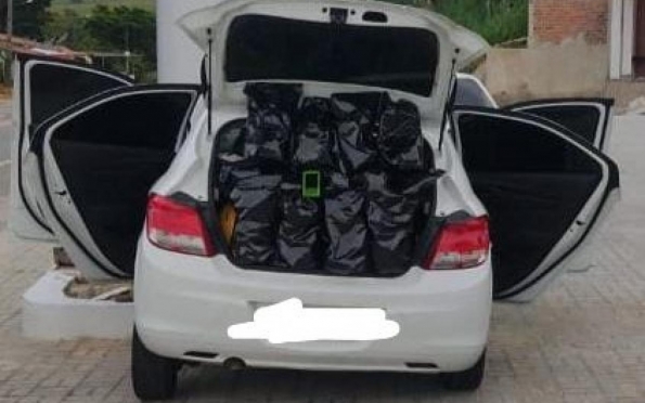 Polícia apreende 16,55 kg de maconha em Santa Luzia do Itanhy
