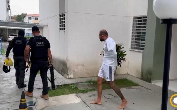 Vídeo: Investigado por crimes em Goiás e Paraíba é preso em Aracaju