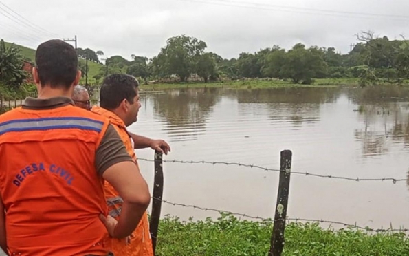 Defesa Civil atua para minimizar impactos das chuvas no interior de Sergipe