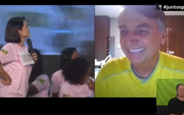 Por vídeo, Bolsonaro fala sobre o Brasil e eleições durante ato em Aracaju