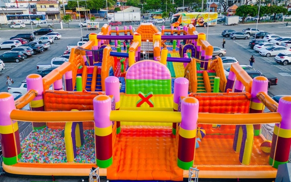 Parque inflável Big Fun chega a Aracaju neste sábado (4)