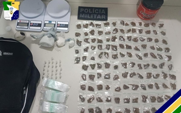 Polícia apreende drogas e troca tiros com suspeitos em Aracaju