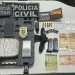 Policiais apreendem um quilo de crack e uma pistola em Lagarto