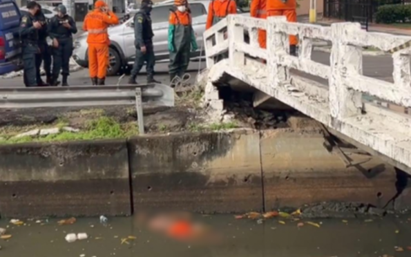 Corpo é encontrado boiando em canal no Bairro 13 de Julho