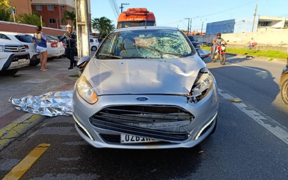 Homem morre após ser atropelado na Avenida Augusto Franco