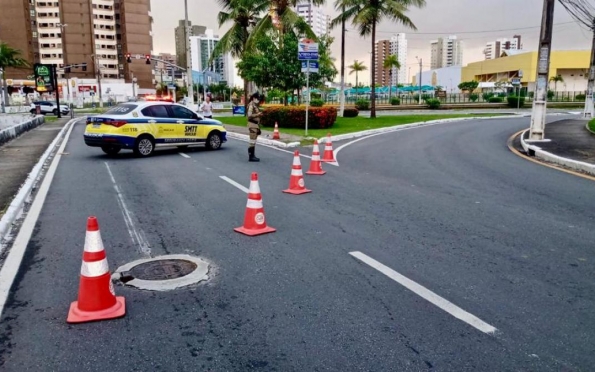 Avenida Beira Mar terá trânsito parcialmente bloqueado neste domingo, 14