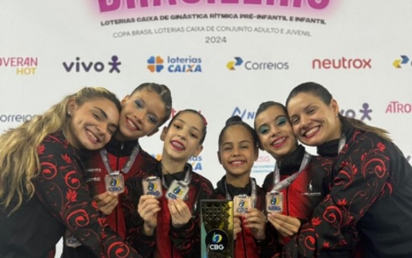 Ginástica Rítmica: sergipanas conquistam pódio no Campeonato Brasileiro