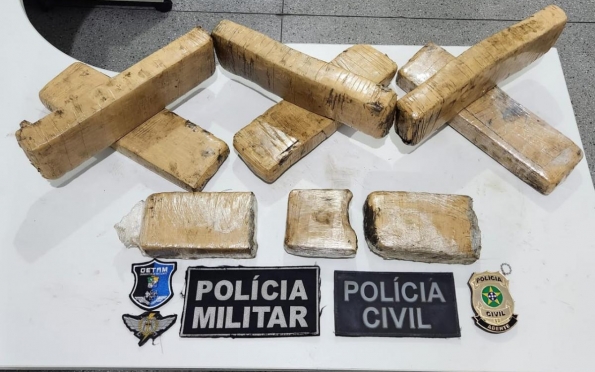 PM prende suspeito com 10kg de maconha em Itabaiana