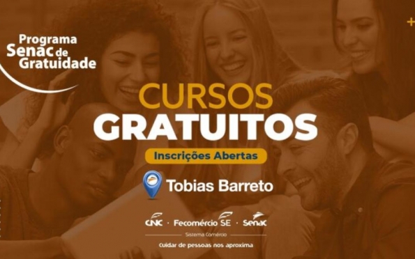 Senac Tobias Barreto oferta 125 vagas em sete diferentes cursos