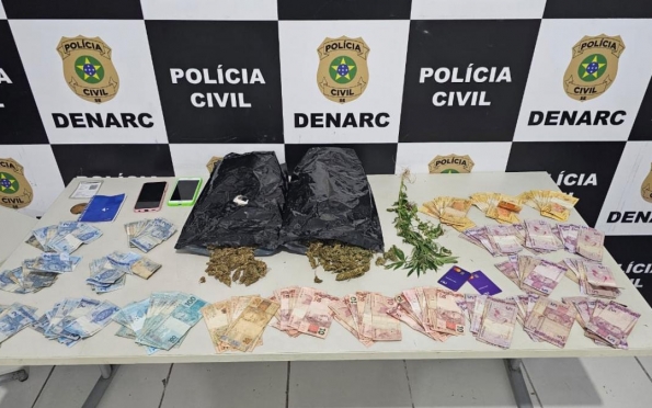 Polícia apreende flor de Cannabis em Pirambu e prende jovem por tráfico