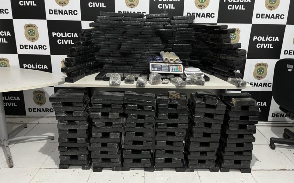 Quase 200 kg de maconha são encontrados em residência de Salgado (SE)