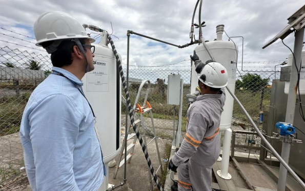 Sergas realiza odorização para distribuição segura de gás natural