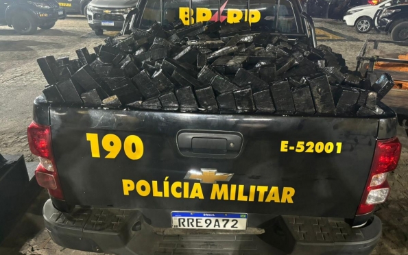 Polícia apreende 580kg de maconha na Zona Oeste de Aracaju