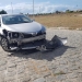 Colisão entre moto e carro deixa motociclista ferido na Barra dos Coqueiros