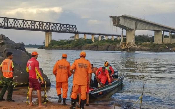 Chega a seis número de corpos resgatados de queda de ponte no Maranhão