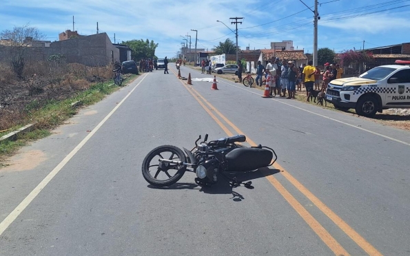 Motociclista morre em acidente na SE-290, em Poço Verde