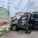 Policiais ficam feridos após viatura colidir em muro durante perseguição em Socorro