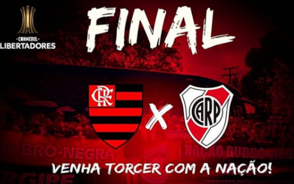 Confira onde assistir a final entre Flamengo e River Plate em Sergipe