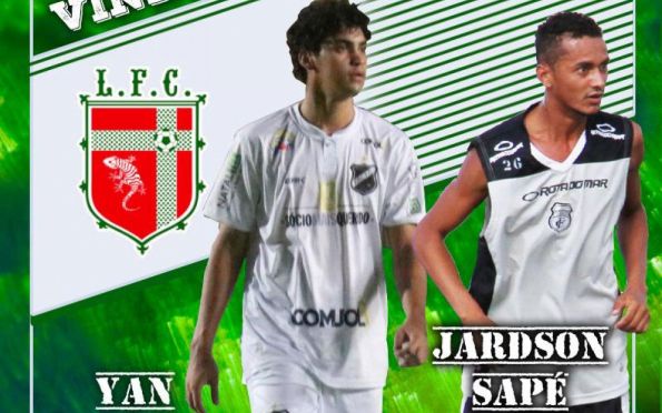 Yan e Jardson Sapé são as novas contratações do Lagarto para 2020