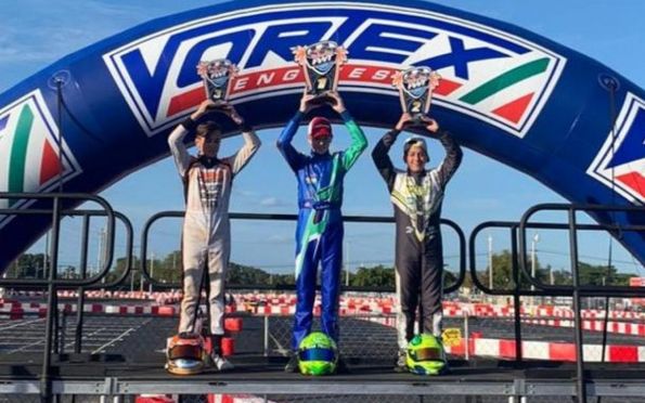 Piloto sergipano é vice-campeão de kart nos Estados Unidos