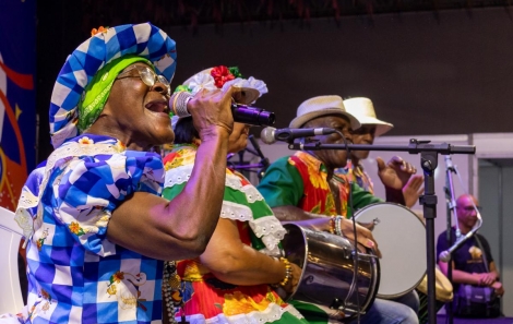 Apresentação do Samba de Pareia da Mussuca no Barracão do Arraiá do Povo _ Foto - Isis Oliveira