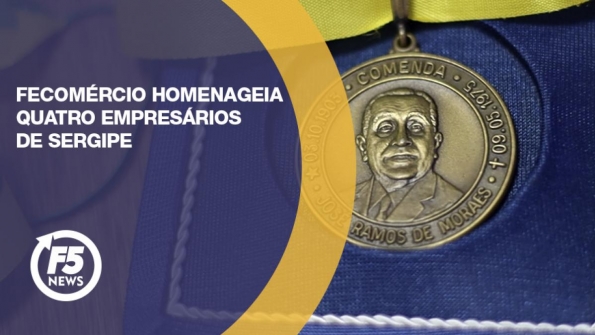 Fecomércio homenageia quatro empresários de Sergipe